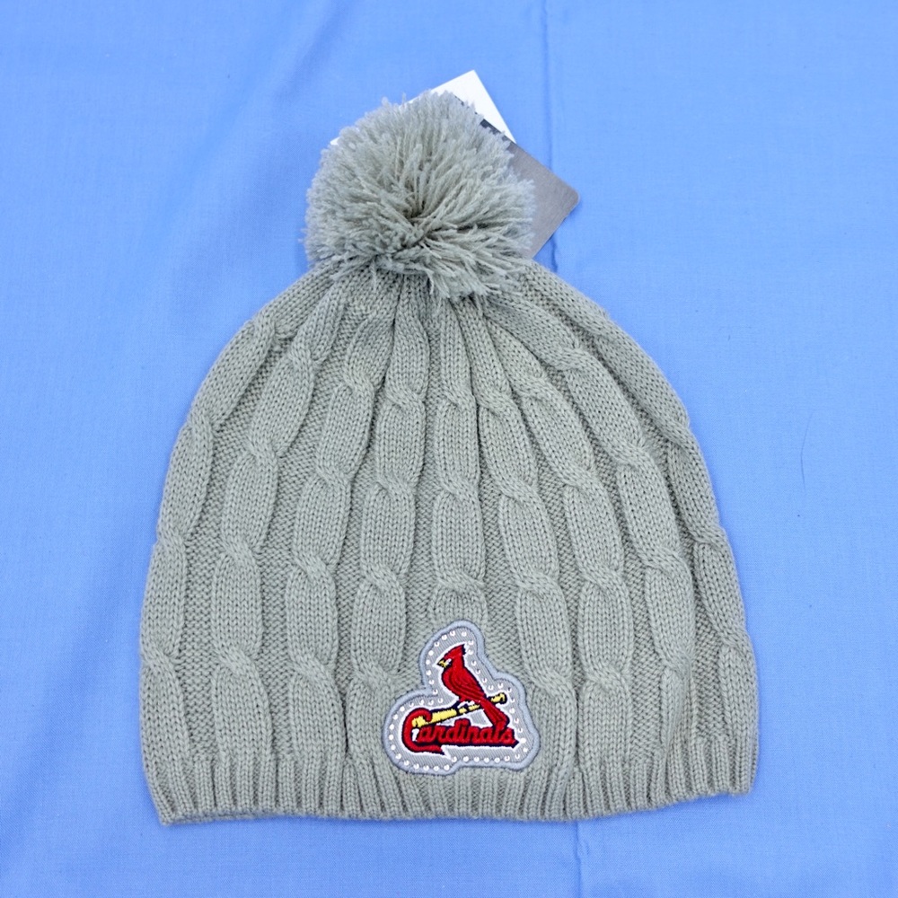 St. Louis Cardinals Women’s Knit Cuffed Hat with Pom